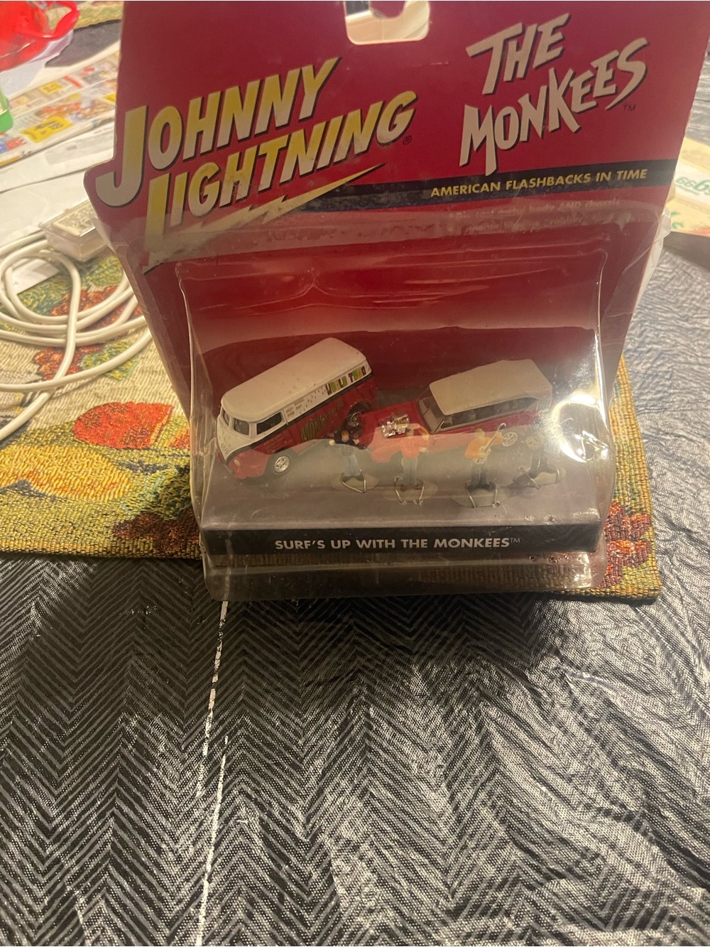 Johnny Lightning The Monkees Red & White Van Playset